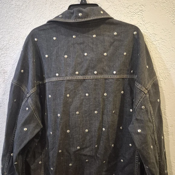 ASOS Studded Denim Jacket - Picture 2 of 5